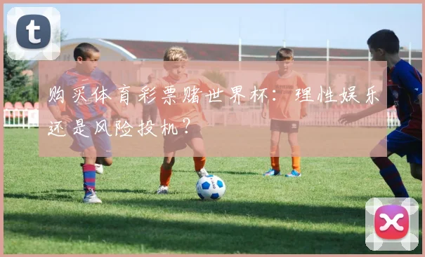 购买体育彩票赌世界杯：理性娱乐还是风险投机？